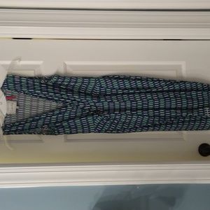 Leota faux wrap dress size M